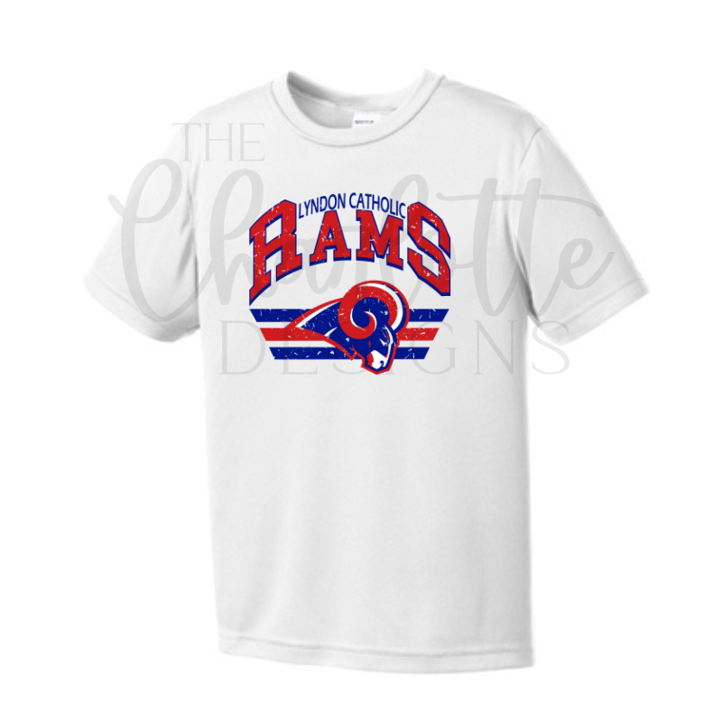 Rams Distressed Performance Shirt