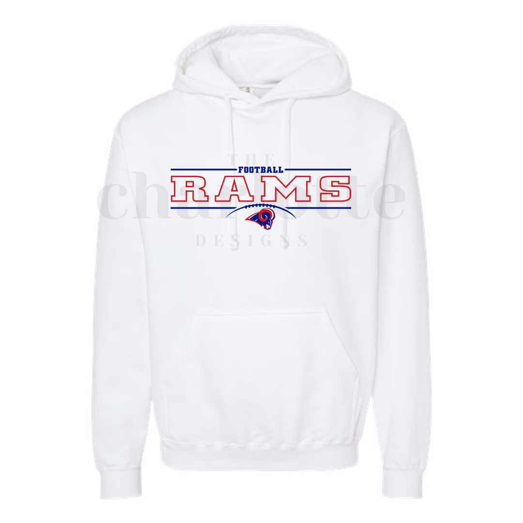 Mens Rams Football Sweatshirt Options