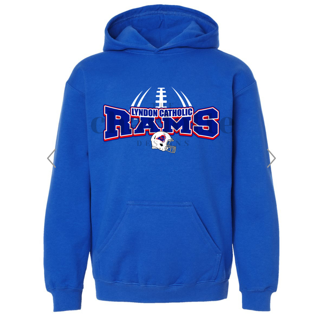 Rams Helmet Hoodie Options