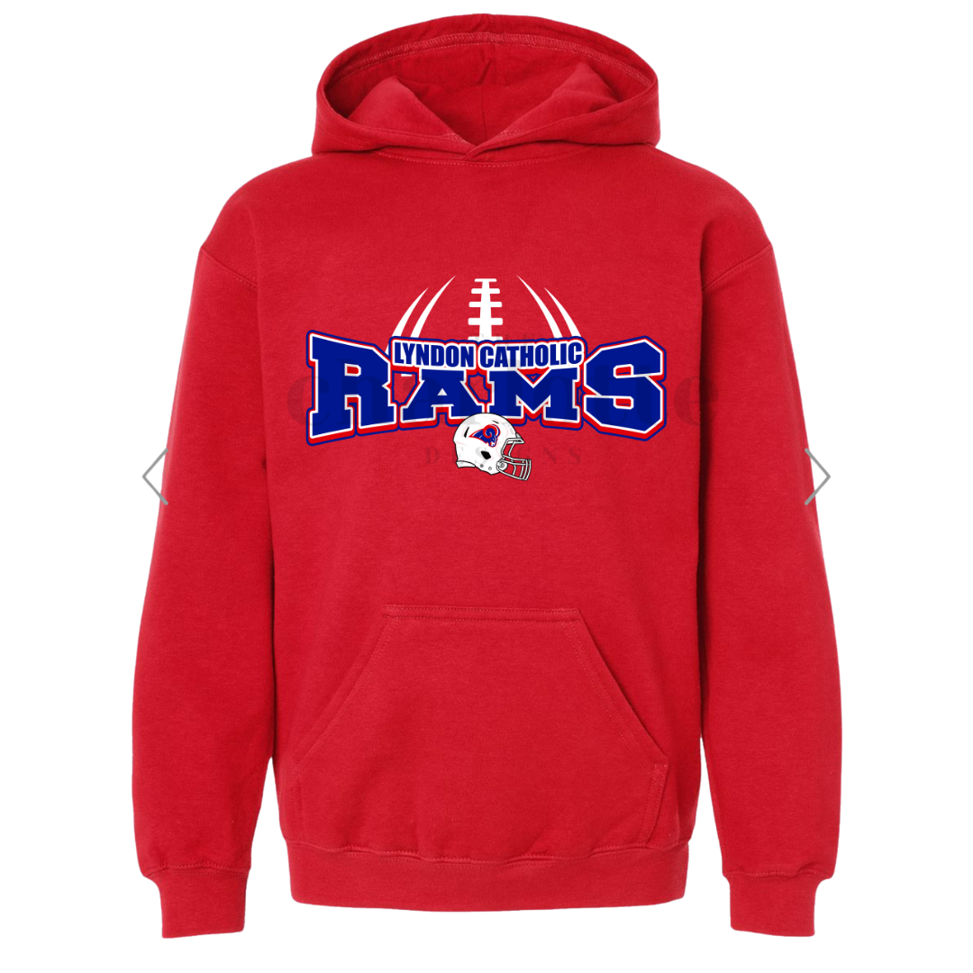 Rams Helmet Hoodie Options
