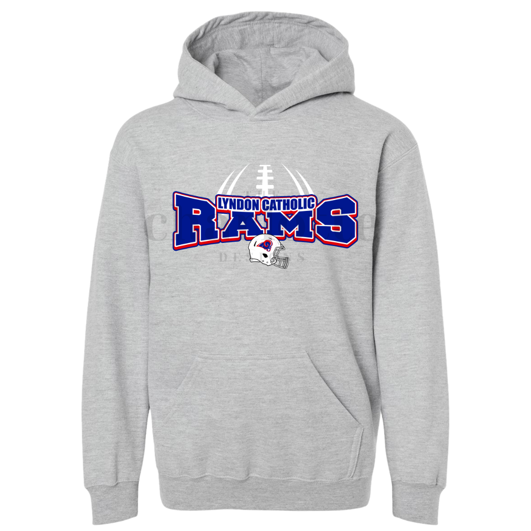 Rams Helmet Hoodie Options