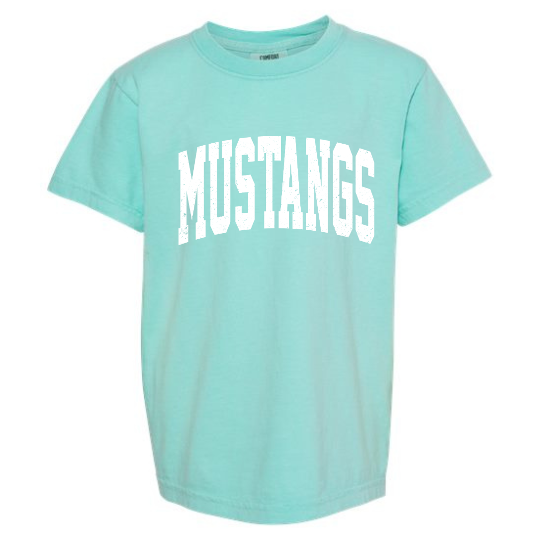 Youth Comfort Color Distressed Mustangs
