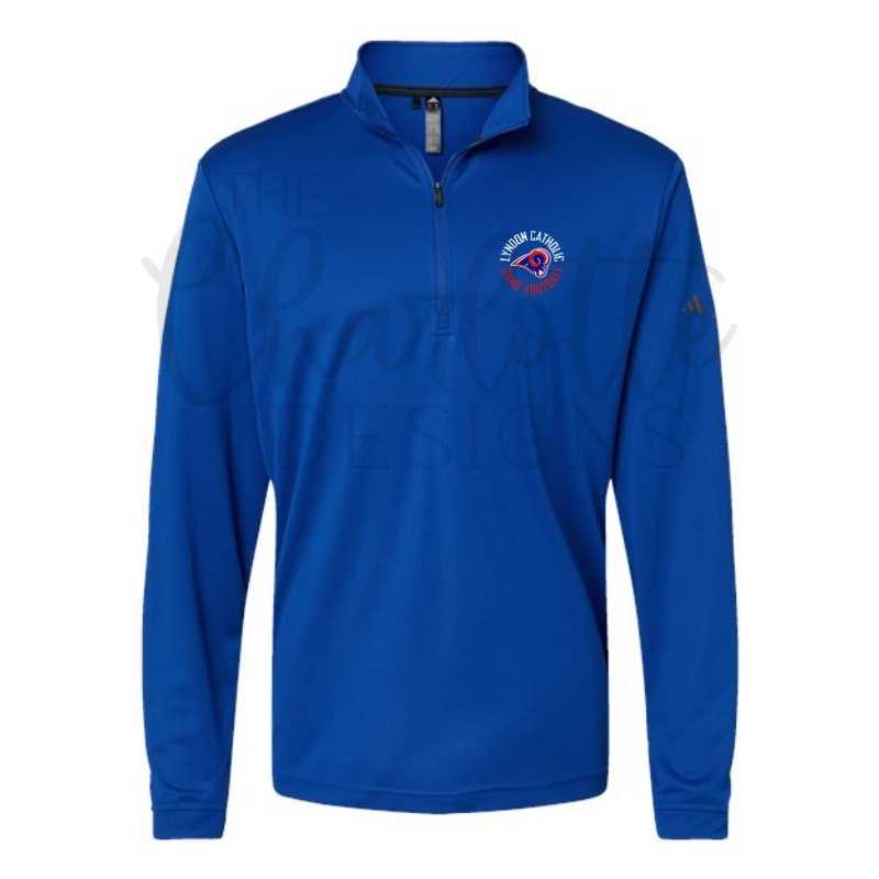 Rams Men's Adidas Performance 1/4 Zip
