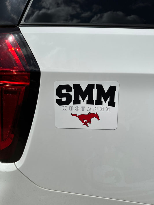 SMM Mustangs Car Magnet