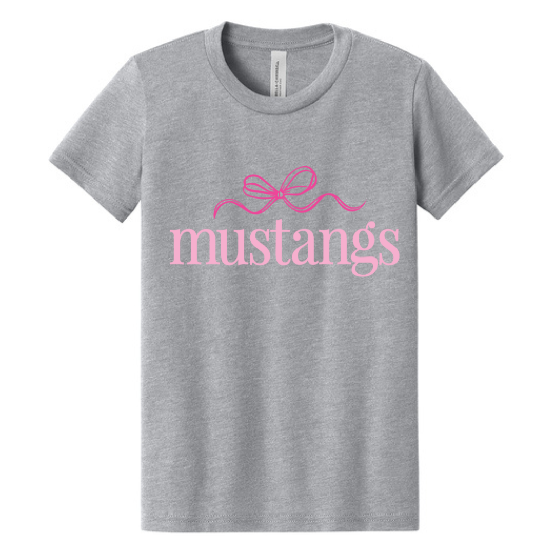 Mustangs Pink Bow