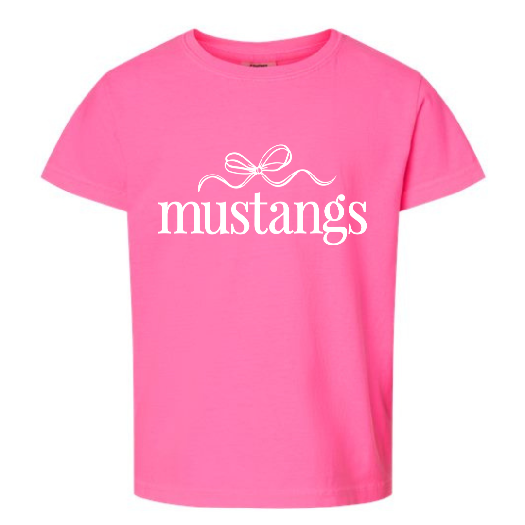 Mustangs Bow Comfort Colors