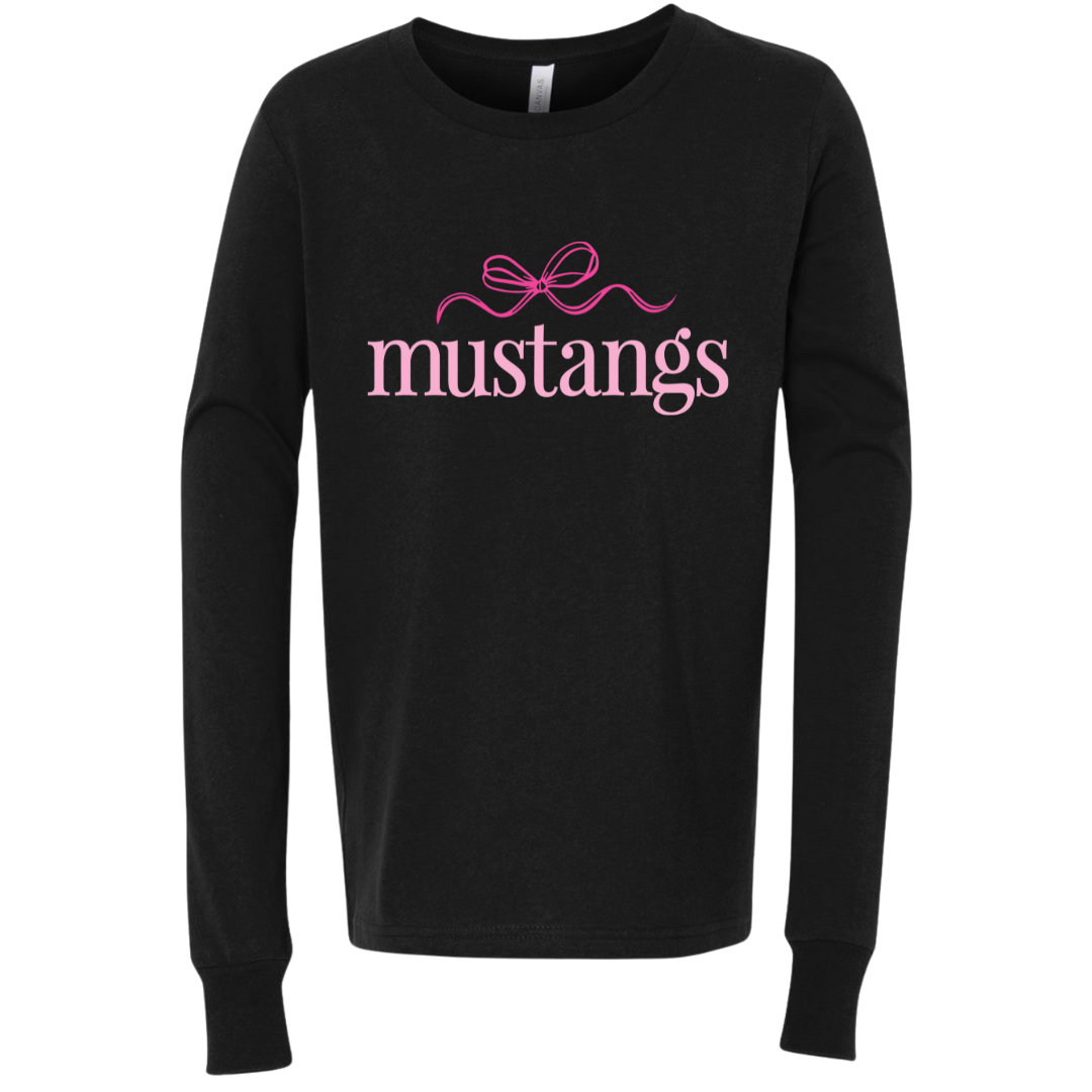 Mustangs Pink Bow