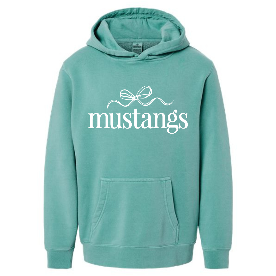 Mustangs Bow Oversized Hoodies