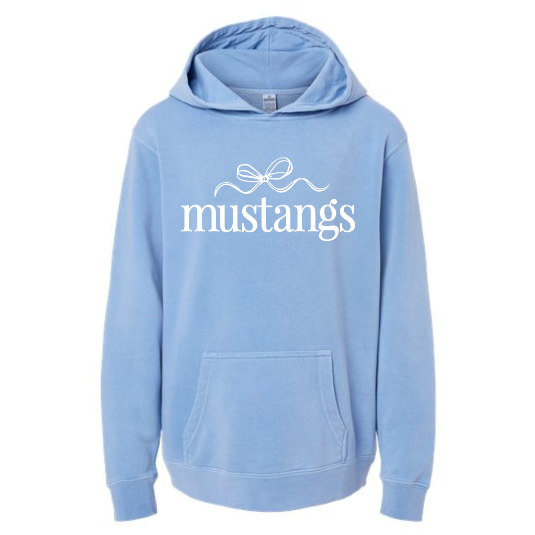 Mustangs Bow Oversized Hoodies