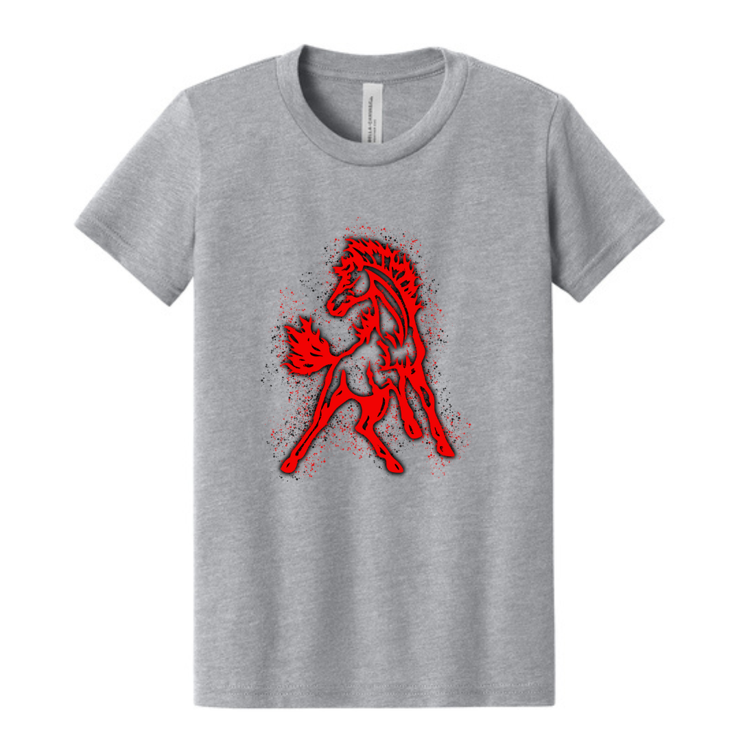 Mustang Paint Splatter