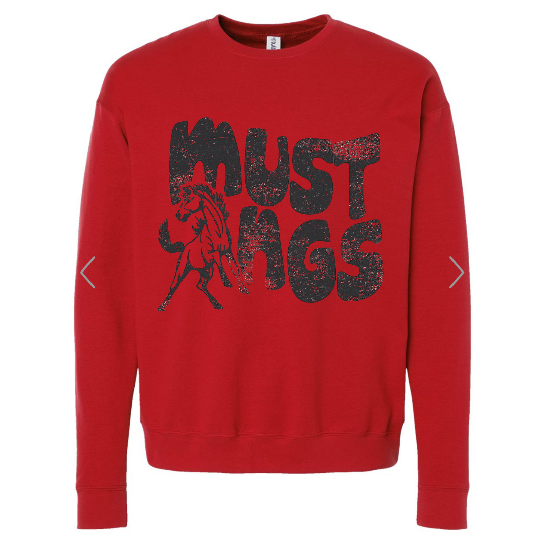 Retro Mustangs Black