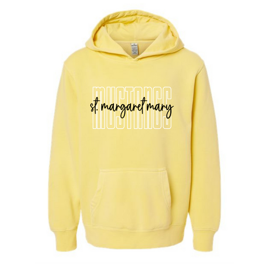Mustangs Tall Letters Oversized Hoodies