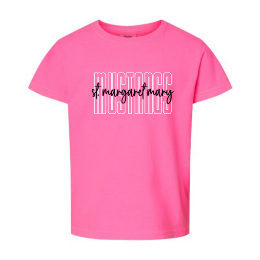 Mustangs Tall Letters Comfort Colors