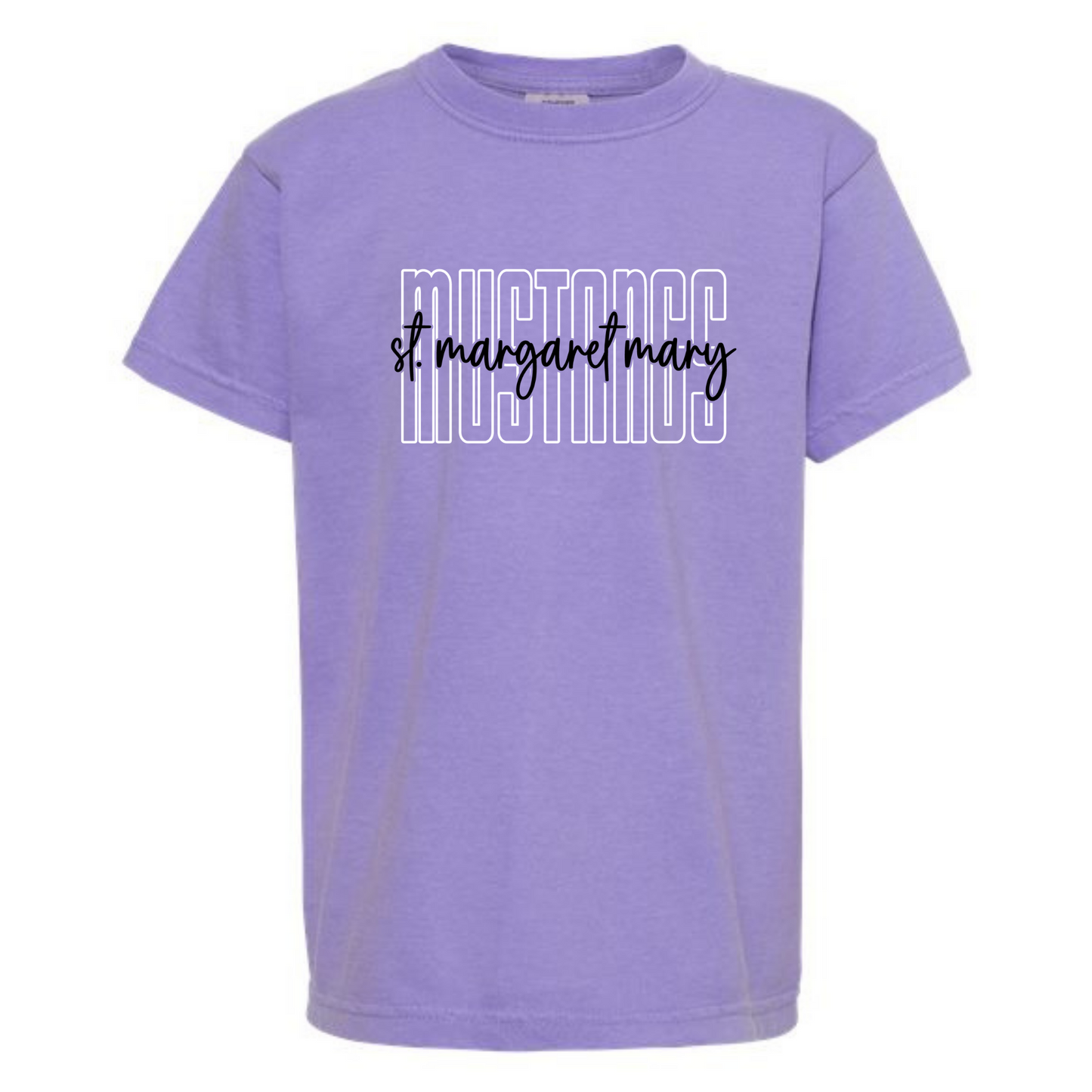 Mustangs Tall Letters Comfort Colors