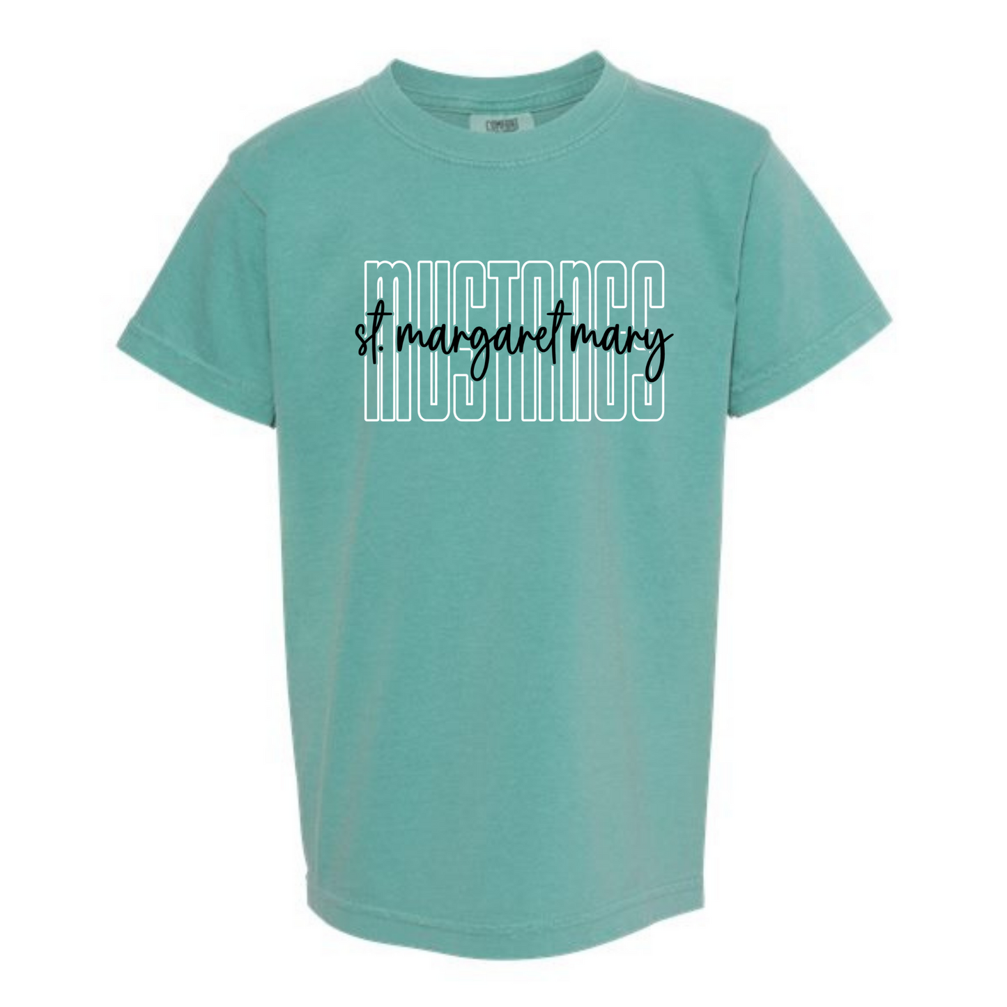 Mustangs Tall Letters Comfort Colors