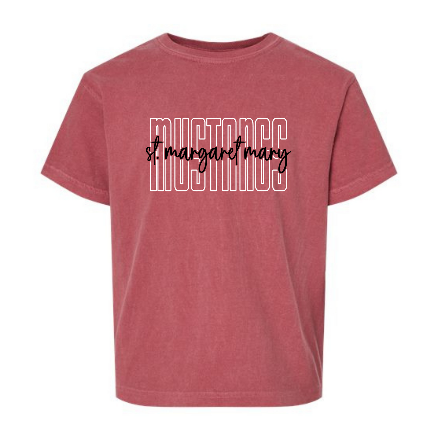 Mustangs Tall Letters Comfort Colors