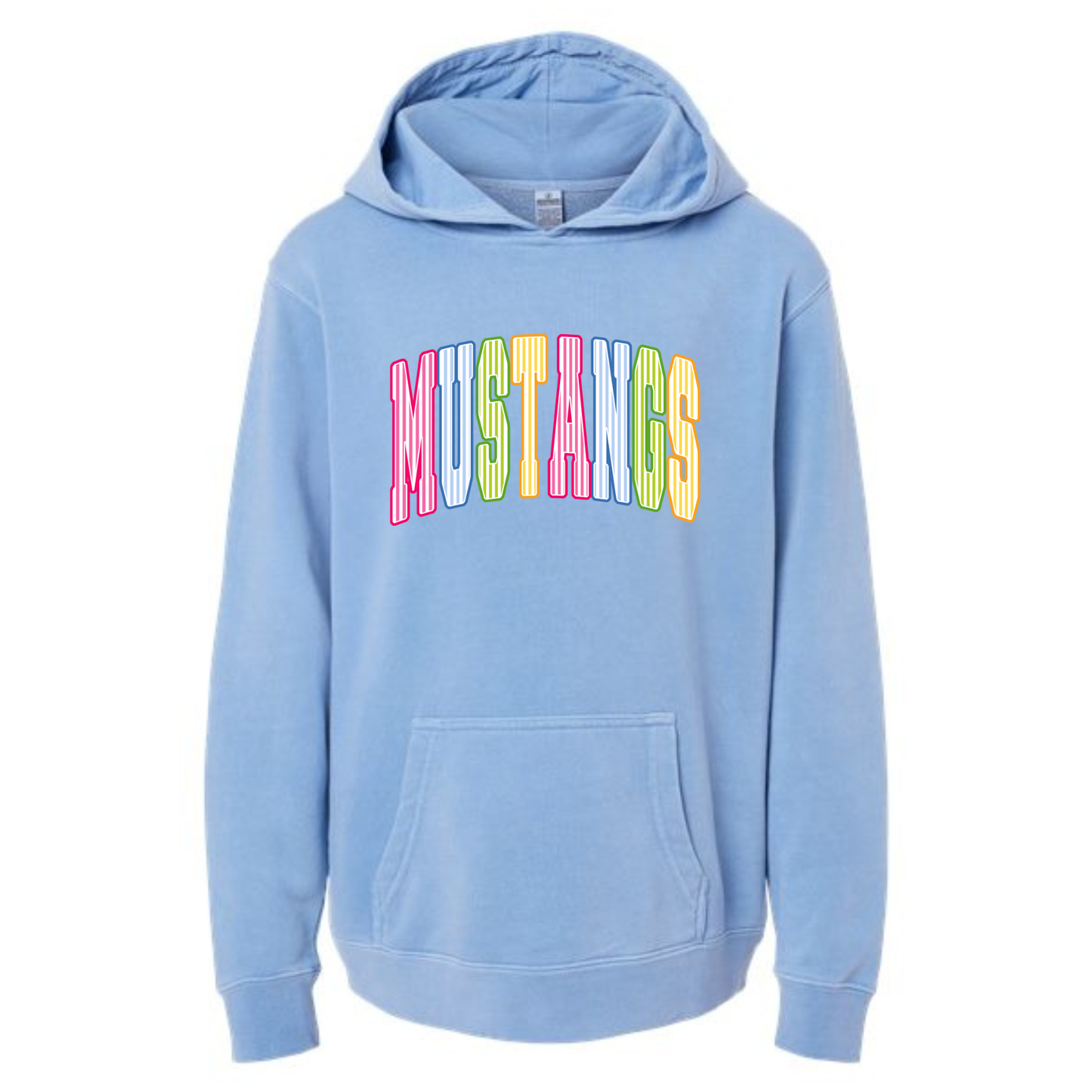 Mustangs Stripes Oversized Hoodies