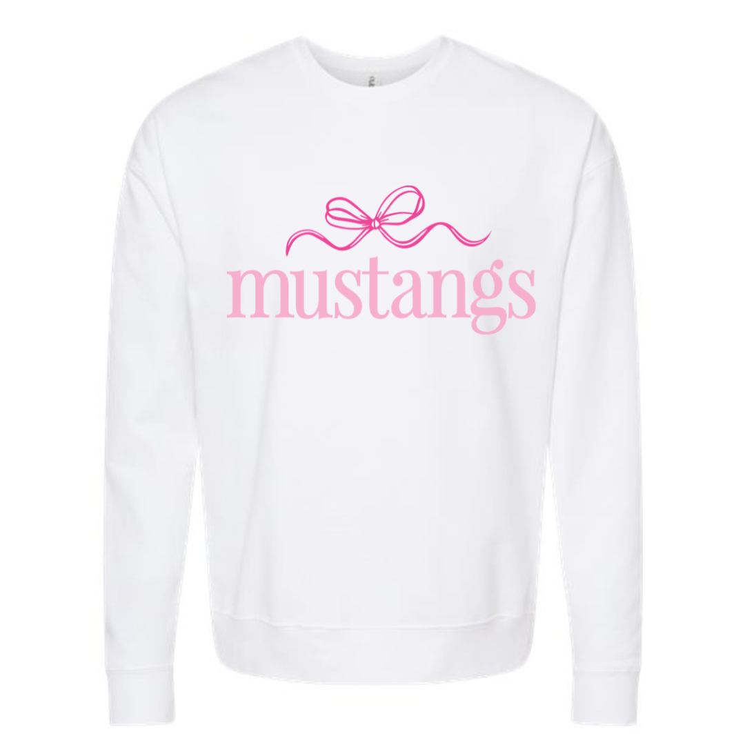 Mustangs Pink Bow