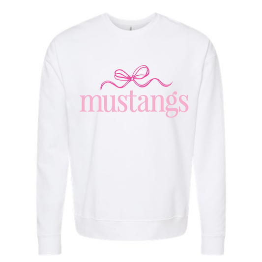 Mustangs Pink Bow