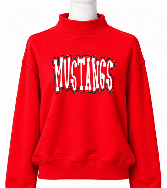 PREORDER: Youth Red Mock Neck