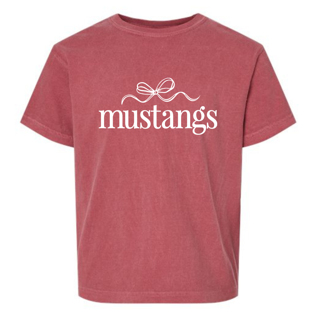 Mustangs Bow Comfort Colors